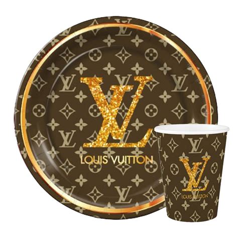 louis vuitton birthday party supplies.